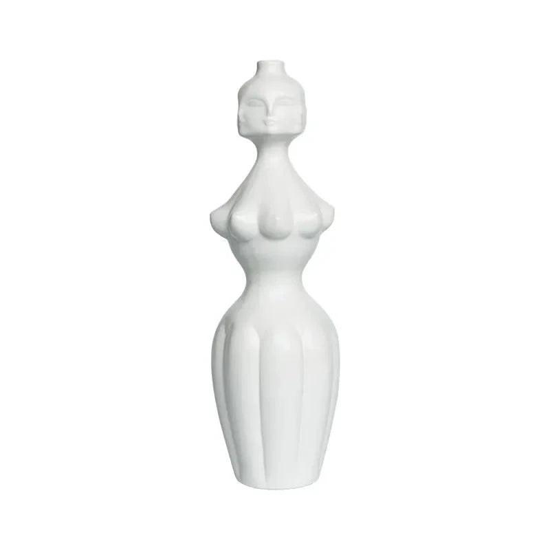 SILHOUETTE  LONG FACE DESIGN VASE 