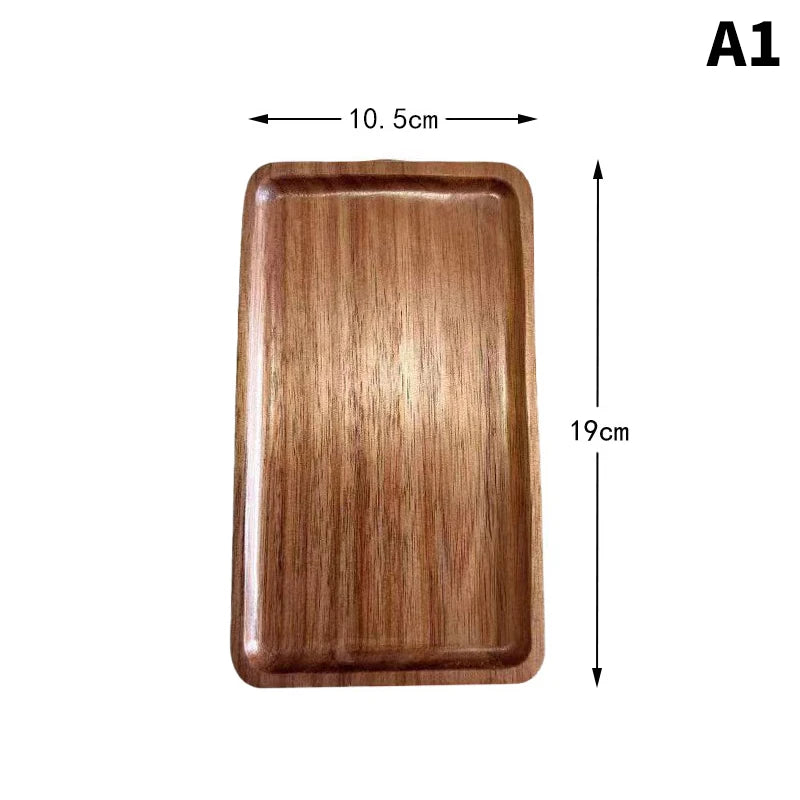 WODDEN TRAY 19CM